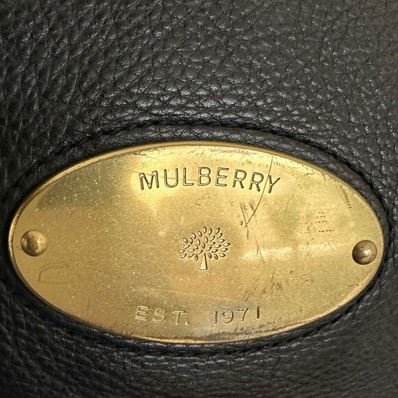 Mulberry Mitzy Tote in Black, Calfskin Leather - Picture 4 of 12